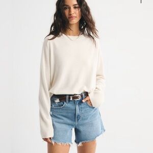 High rise dad shorts